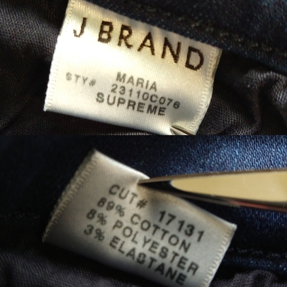 J Brand Maria Supreme Dark Wash Skinny Jeans Modern Stretchy - Picture 7 of 9